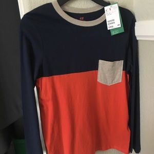 H&M boys long sleeve organic cotton t-shirt